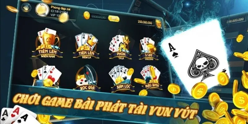 Các tựa game bài hot tại nền tảng Bet168